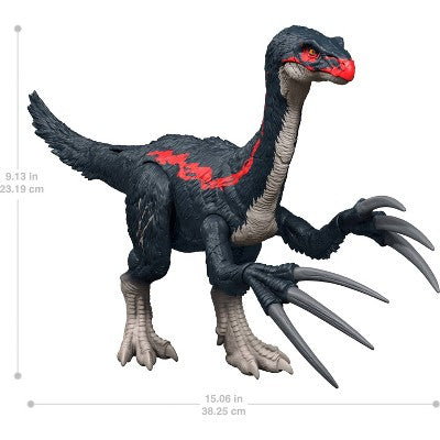 Jurassic World Slash N Roar Therizinosaurus Dinosaur Figure, Attack & Sound Toy, Chaos Theory