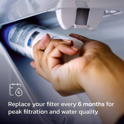 everydrop by Whirlpool Ice and Water Refrigerator Filter 4 - EDR4RXD1, Single-Pack: Reduces Odors & Contaminants, Green