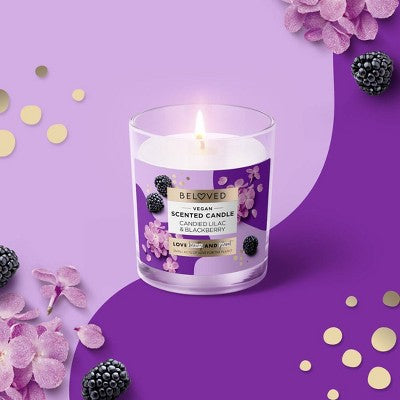 Beloved Candied Lilac & Blackberry 1-Wick Candle - 7oz