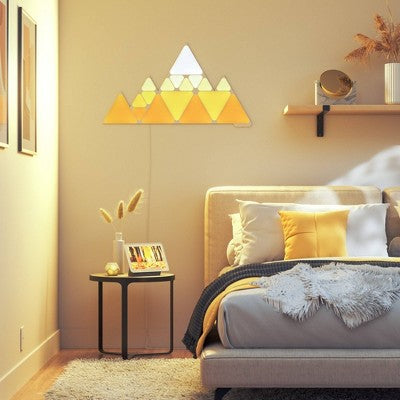 Nanoleaf 10pk Shapes Triangle Mini Expansion LED Light Kit