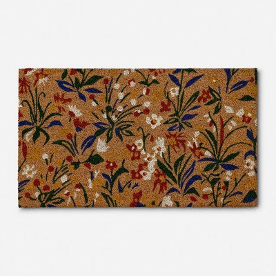 1'4"x2'4" Rectangle Outdoor Door Mat Charlcie Flower - Room Essentials (LOCAL PICKUP ONLY)