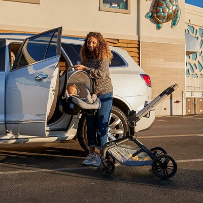 Safety 1st Turn & Go Rotating Travel System - French Gray (LOCAL PICKUP ONLY)