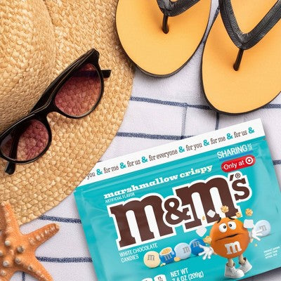 M&M's White Chocolate Marshmallow Crispy Sharing Chocolate Candies - 7.40oz