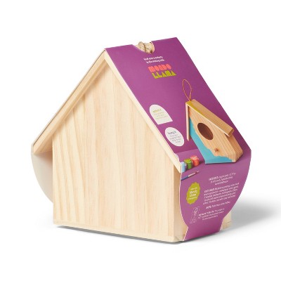 Wood Birdhouse Painting Craft Kit - Mondo Llama