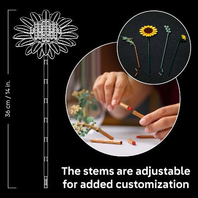 LEGO Botanicals Sunflower Bouquet Building Set 11502