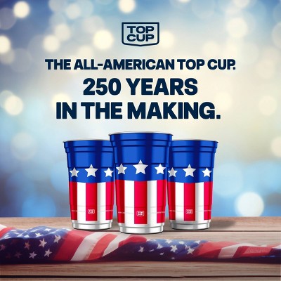 Top Cup Seasonal Aluminum Cups - 20oz/10ct: Aluminum, Brushed Silver Finish, Patterned Logo, 10 Count
