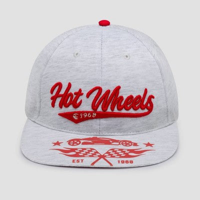 Boys' Hot Wheels Flat Brim Baseball Hat - Gray
