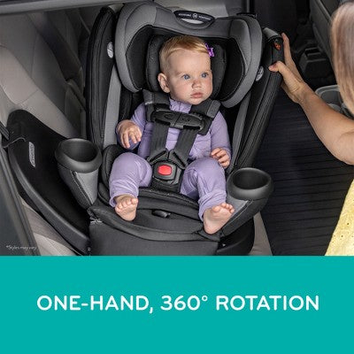 Evenflo Revolve 360 Extend All-in-One Rotating Convertible Car Seat - Revere Gray (LOCAL PICKUP ONLY)