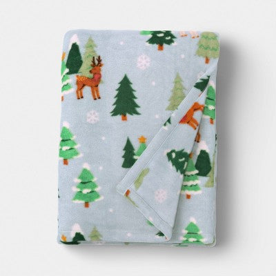 Winter Forest Deer Throw - Wondershop