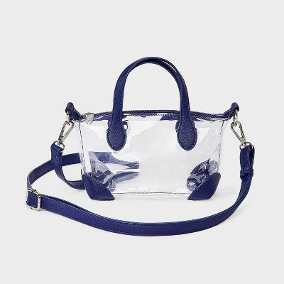 Game Day Clear Pouchette Crossbody Bag - Wild Fable Navy Blue