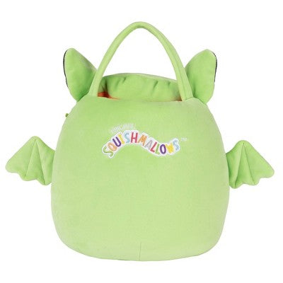 Squishmallows Leap the Bat Halloween Trick or Treat Pail Green