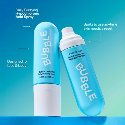 Bubble Skincare Clean Landing Daily Facial Purifying Spray - 3.4 fl oz