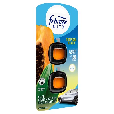 2ct Febreze Auto Tropical Beach