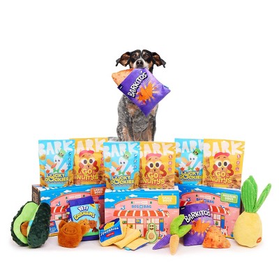 BARK Beg-n-Bag Medium Box Dog Plush Toy Set - 5pc