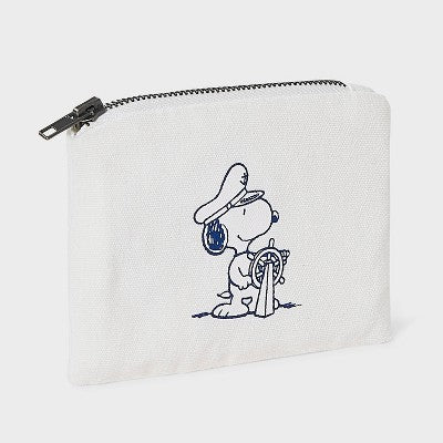 Girls' Snoopy Coin Purse - White