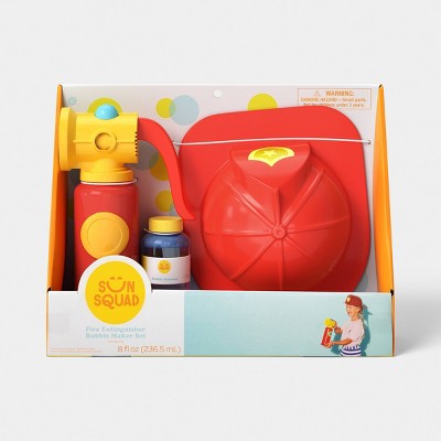 Firefighter Bubble Maker Set Bubble Toy - Sun Squad