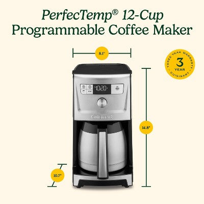 Cuisinart 12 Cup Programmable Thermal Coffeemaker