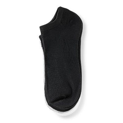 Women's 10pk Low Cut Socks - Dealworthy White/Heather Gray/Black 4-10