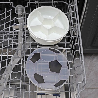 Cook With Color Soccer Ball Figural Food Storage Container Snack Box