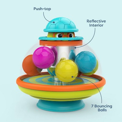 B. toys Turtle Ball Popping Toy Poppitoppy - Sensory Development Toy for Babies & Toddlers