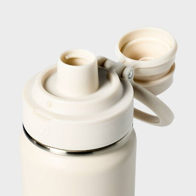 24oz Stainless Steel Vacuum Insulated Water Bottle Chalk - All In Motion: Portable Drinkware