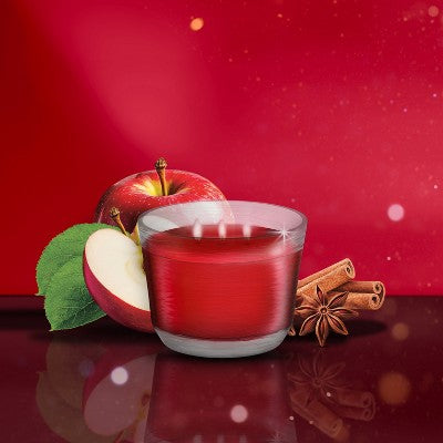 Glade 3 Wick Fall Candle in Glass Jar - Warm Apple & Spices - 6.8oz