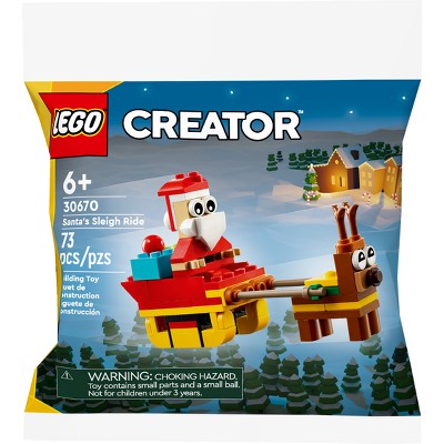 LOT OF 29!!! LEGO Creator Santa Sleigh Ride for Christmas 30670