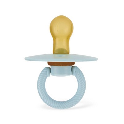 Itzy Ritzy Natural Soother - Natural Rubber Nipple - 2pk - Harbor/Coast