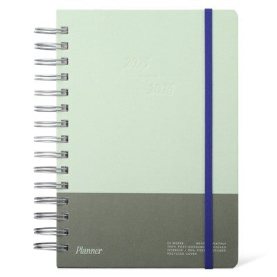 Good Office Day A5 Academic Planner with Tabs Evergreen