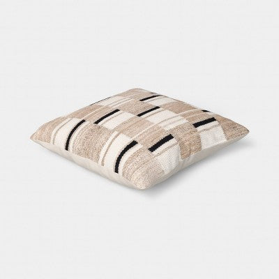 Square Woven Pillow Neutral - Threshold
