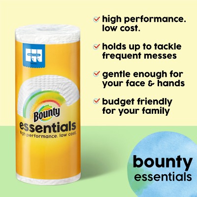 Bounty Essentials Select-A-Size White Paper Towels - 12 Triple Rolls