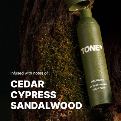 TONE by AMP On-The-Go Cologne & Body Mist - Woodland - 100ml