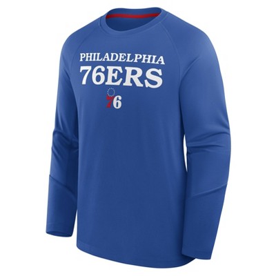 NBA Philadelphia 76ers Men's Long Sleeve Performance T-Shirt - L