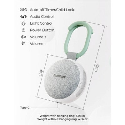 Momcozy Portable Noise Machine - White