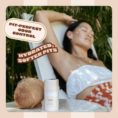 Juus Aluminum-Free Serum Deodorant Stick - Golden Coconut - 2.6oz: Paraben-Free, Under Arm Use