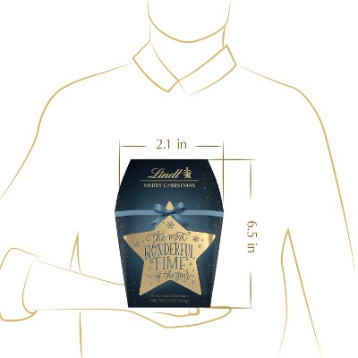 Lindt Calligraphy Christmas Candy Gift Box - 5oz