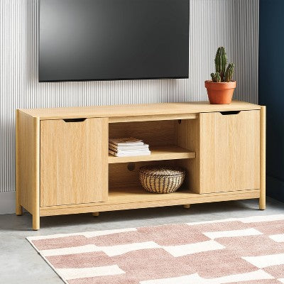 Scandi Media Stand Natural - Room Essentials (LOCAL PICKUP ONLY)