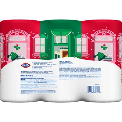 Clorox Fresh Lemon Scented Seasonal Disinfecting Wipes All Purpose Cleaners - 75ct/3 Value Pack