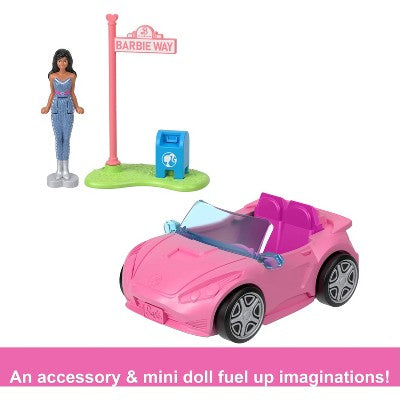 Barbie Mini BarbieLand Doll & Vehicle Set with 1.5" Doll & Dream Boat