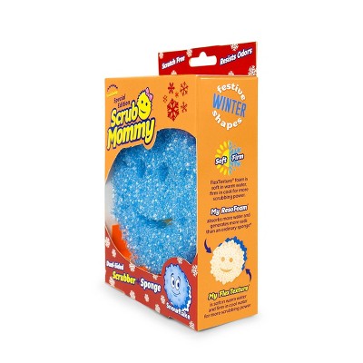 Scrub Daddy Special Edition Scrub Mommy Dual-Sided Scrubber + Sponge - Snowflake