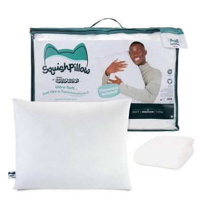 SquishPillow by Original Squishmallows Medium Bed Pillow and Ultra Soft Pillowcase Cover (LOCAL PICKUP ONLY)