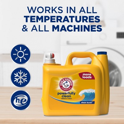 Arm & Hammer Clean Burst Liquid Laundry Detergents 205 Loads - 205 fl oz