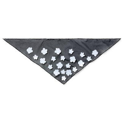Organza Flower Scrunchie & Bandana Set - Black - The Cuddle Collab with Ghost & Wren