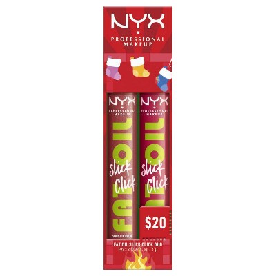 NYX Professional Makeup Fat Oil Slick Click Duo Holiday Gift Set - 2pc