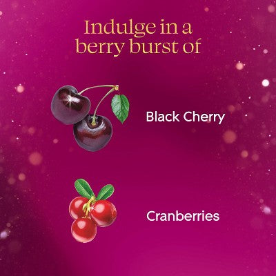 Glade Air Freshener Plug Ins Holiday Scented Oil Diffuser Refills - Black Cherry & Cranberry - 1.34 fl oz/2pk