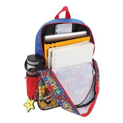 Super Mario Kids' 14.4L Single Backpack - Blue