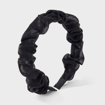 Girls' Chiffon Headband - art class Black