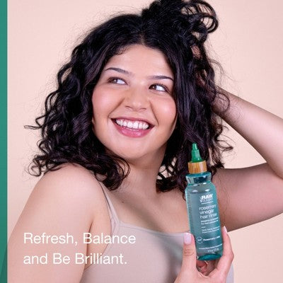 Raw Sugar Rosemary Vinegar Hair Rinse Shampoo Alternative - Rosemary + Mint - 6 fl oz