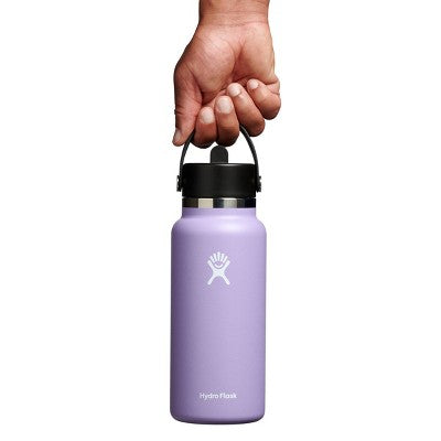 Hydro Flask 32oz Wide Mouth Flex Straw Bottle - Moonshadow