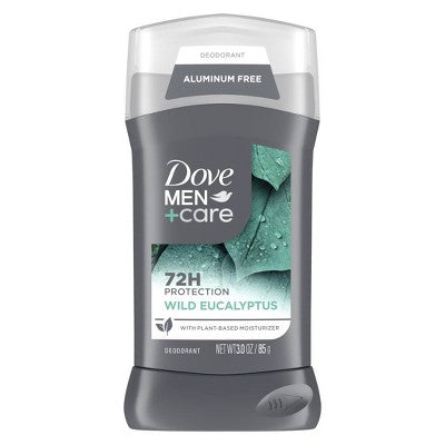 Dove Men+Care 72hr Deodorant Stick - Wild Eucalyptus - Aluminum Free - 3oz